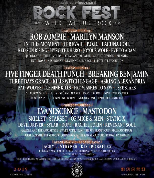 Rock Fest 2019 poster