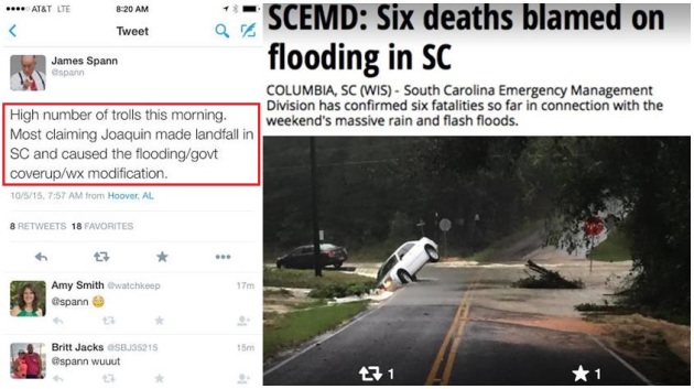 “Sept-ober” Warmth Lingers into Weekend – What Factor Did Climate Change Play in [Biblical] South Carolina Floods?