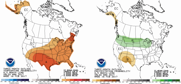 Wet, Warm Bias into May, According to NOAA. Will Most National Weather Service Offices by Part-Time by 2019?