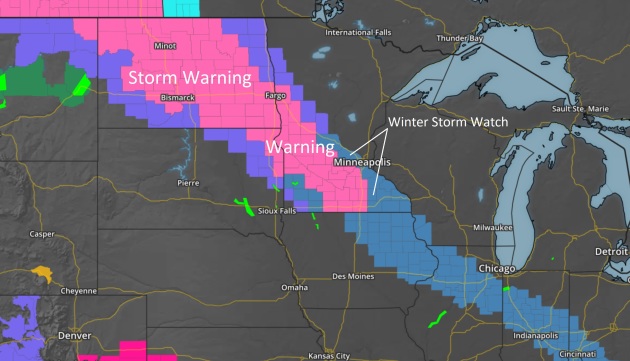 On Edge – Heaviest Snow Band To Set Up South/West of MSP