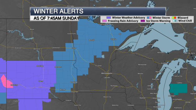Winter Storm Watch Western/Northern Minnesota – 50s In The Twin Cities Sunday And Monday